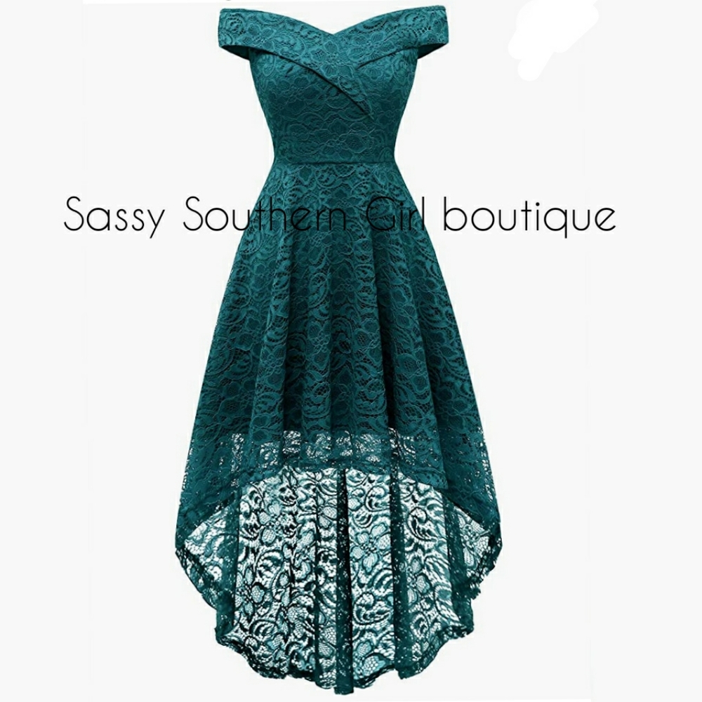 🆕⭐ Turquoise lace dress